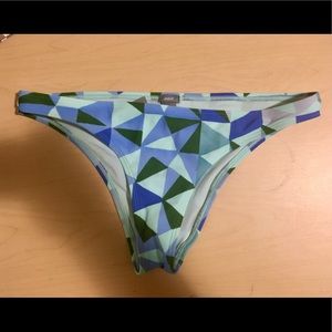 Arie patterned cheeky bathing suit bottoms (s)